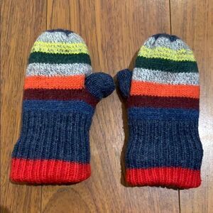 Gap Striped Mittens XS/S 